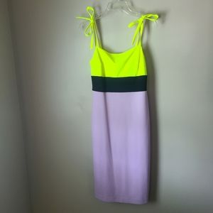 NWT NEVER WORN Christian Siriano color block dress